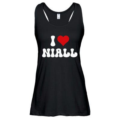 I Love Niall I Heart Niall ValentineS Day Ladies Essential Flowy Tank