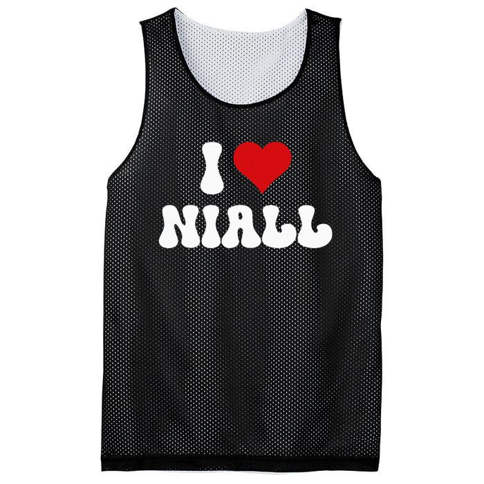 I Love Niall I Heart Niall ValentineS Day Mesh Reversible Basketball Jersey Tank