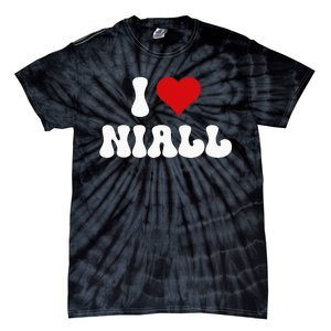 I Love Niall I Heart Niall ValentineS Day Tie-Dye T-Shirt