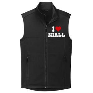 I Love Niall I Heart Niall ValentineS Day Collective Smooth Fleece Vest