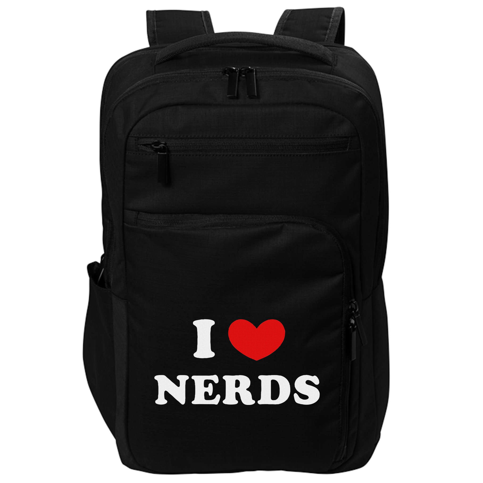 I Love Nerds I Heart Nerds Impact Tech Backpack