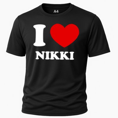 I Love Nikki I Heart Nikki Funny Nikki Performance Shirt