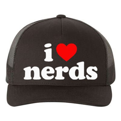 I Love Nerds Yupoong Adult 5-Panel Trucker Hat