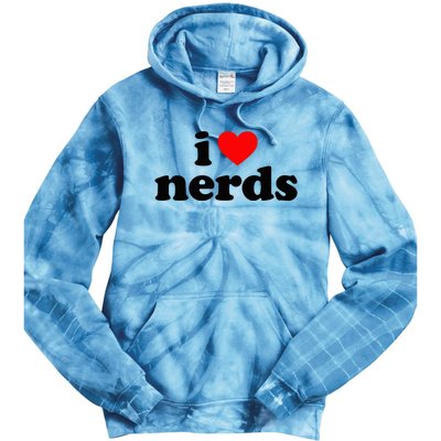 I Love Nerds Tie Dye Hoodie