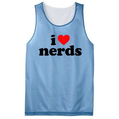 I Love Nerds Mesh Reversible Basketball Jersey Tank