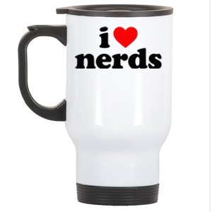 I Love Nerds Stainless Steel Travel Mug