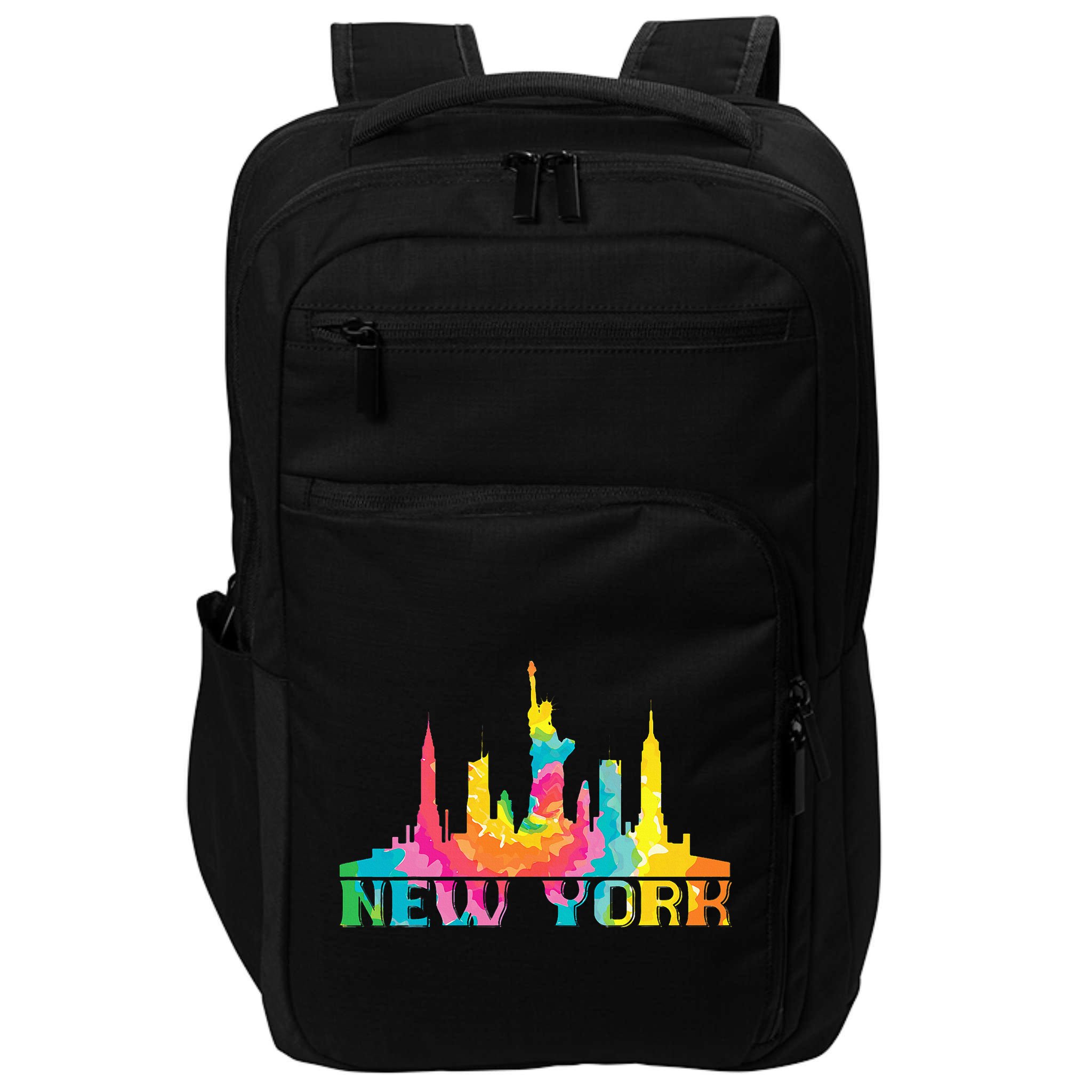 I Love New York City NYC Liberty Statue Brooklyn Tie Dye Impact Tech Backpack