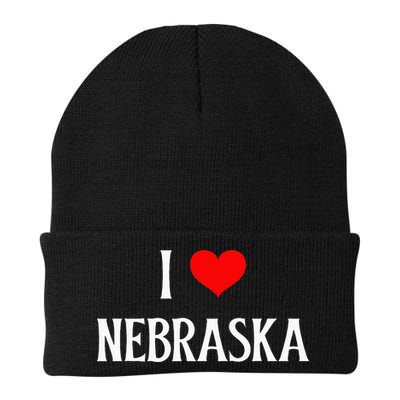 I Love Nebraska I Heart Nebraska NE Holiday Travel Souvenir Beanie