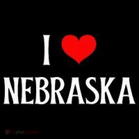 I Love Nebraska I Heart Nebraska NE Holiday Travel Souvenir Baby Bodysuit