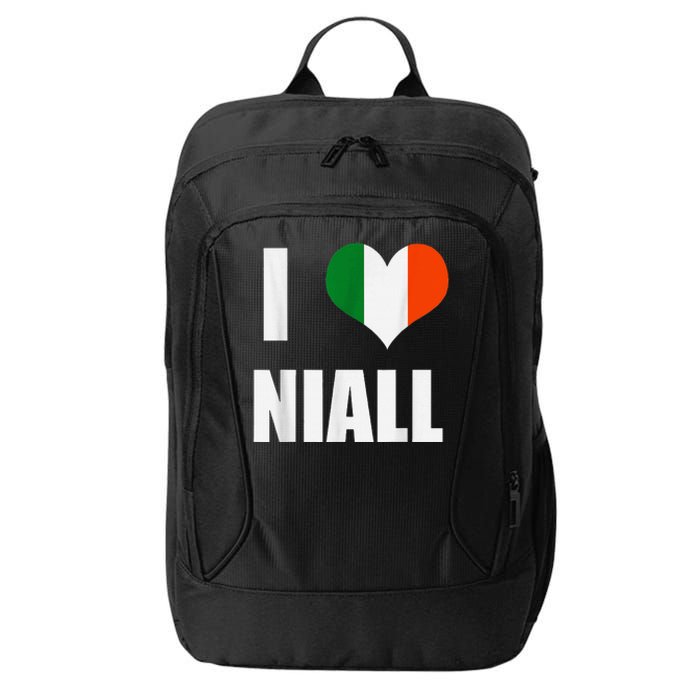 I Love Niall Ireland Flag City Backpack