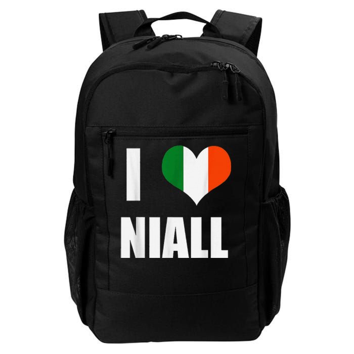 I Love Niall Ireland Flag Daily Commute Backpack