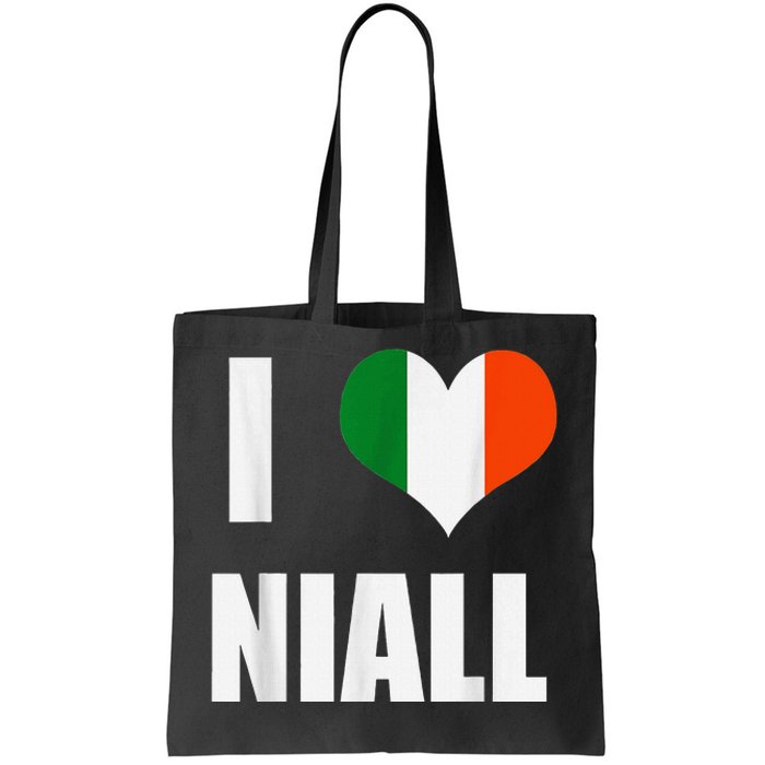 I Love Niall Ireland Flag Tote Bag