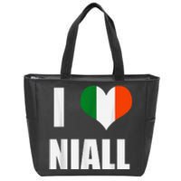 I Love Niall Ireland Flag Zip Tote Bag