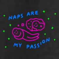 I Love Naps Naps Are My Passion 7 Panel Mesh Trucker Snapback Hat