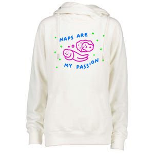 I Love Naps Naps Are My Passion Womens Funnel Neck Pullover Hood