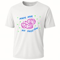I Love Naps Naps Are My Passion Cooling Performance Crew T-Shirt