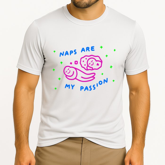 I Love Naps Naps Are My Passion Cooling Performance Crew T-Shirt