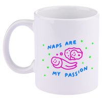 I Love Naps Naps Are My Passion 11oz C Handle Ceramic Mug