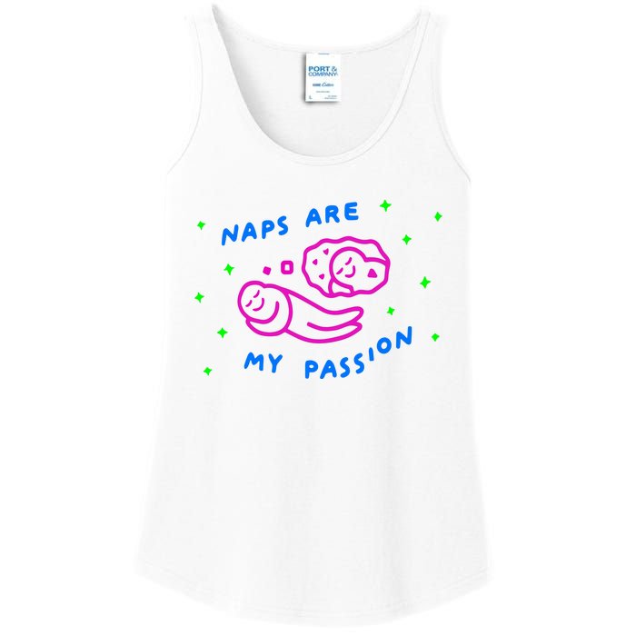 I Love Naps Naps Are My Passion Ladies Essential Tank