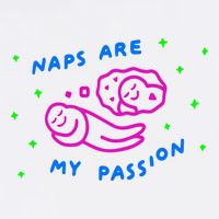 I Love Naps Naps Are My Passion Flat Bill Trucker Hat