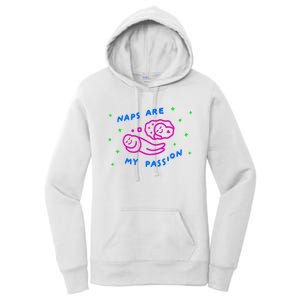 I Love Naps Naps Are My Passion Women's Pullover Hoodie