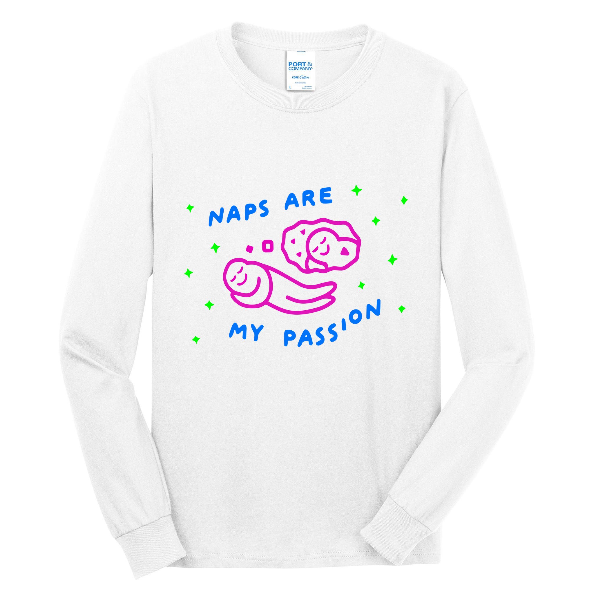 I Love Naps Naps Are My Passion Tall Long Sleeve T-Shirt
