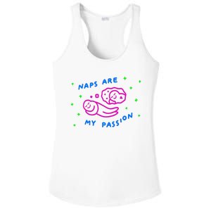 I Love Naps Naps Are My Passion Ladies PosiCharge Competitor Racerback Tank