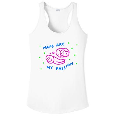 I Love Naps Naps Are My Passion Ladies PosiCharge Competitor Racerback Tank