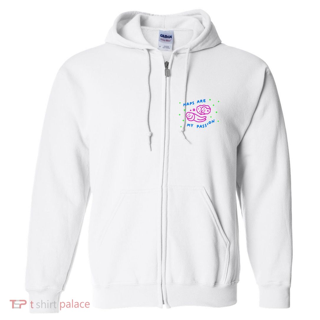 I Love Naps Naps Are My Passion Full Zip Hoodie