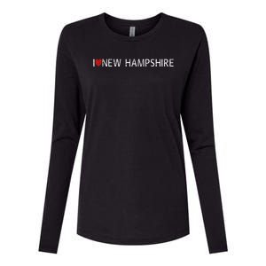 I Love New Hampshire Womens Cotton Relaxed Long Sleeve T-Shirt