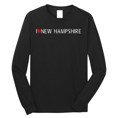 I Love New Hampshire Long Sleeve Shirt