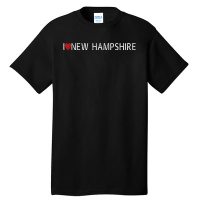 I Love New Hampshire Tall T-Shirt