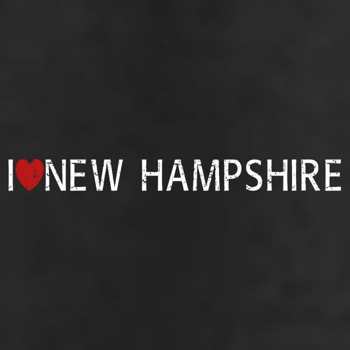 I Love New Hampshire Adult Drive Performance Visor