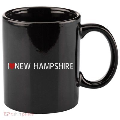 I Love New Hampshire 11oz C Handle Ceramic Mug