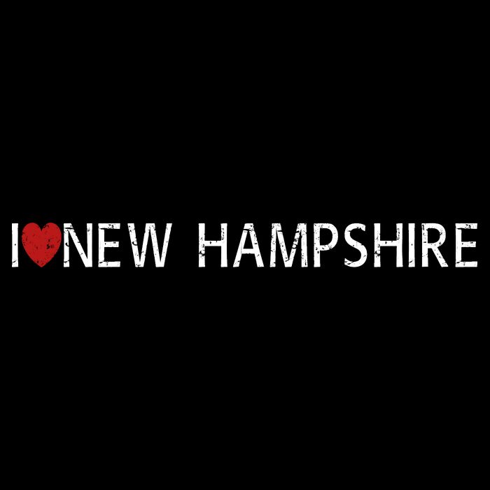 I Love New Hampshire Drawstring Bag