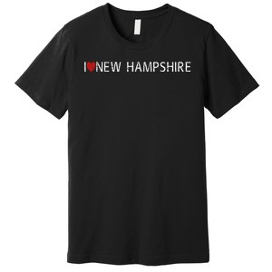 I Love New Hampshire Premium T-Shirt