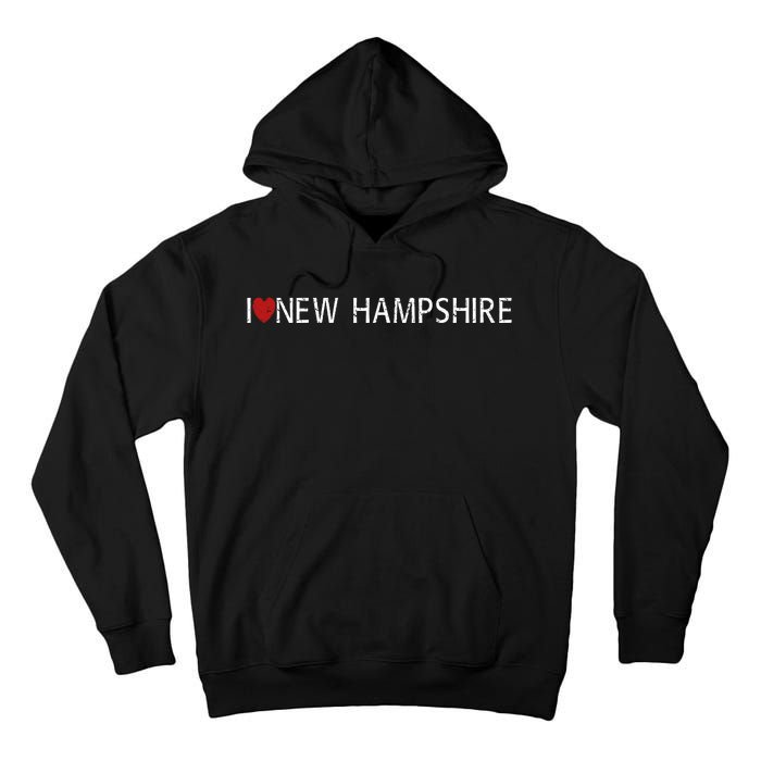 I Love New Hampshire Tall Hoodie