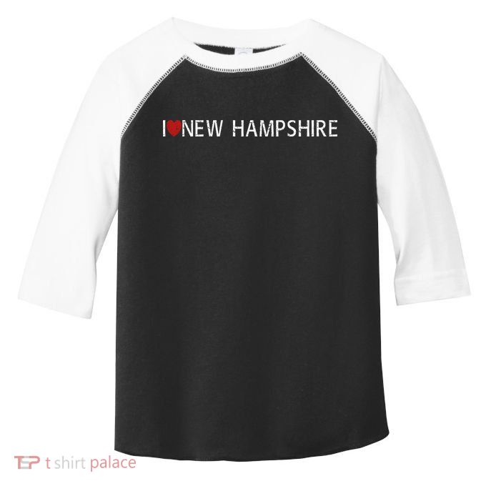 I Love New Hampshire Toddler Fine Jersey T-Shirt