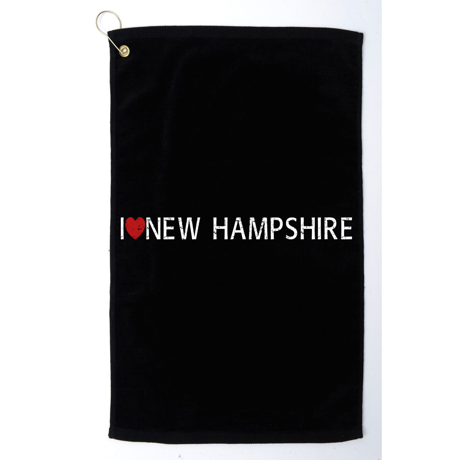 I Love New Hampshire Golf Towel