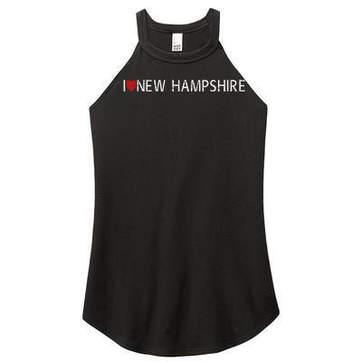 I Love New Hampshire Women’s Perfect Tri Rocker Tank