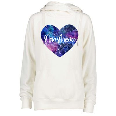 I Love New Mexico Usa Gift Womens Funnel Neck Pullover Hood