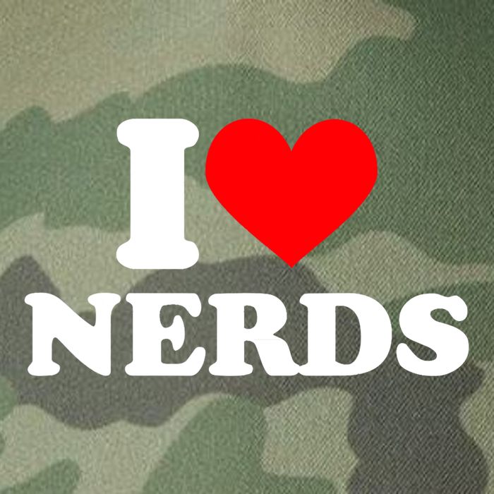 I Love Nerds I Heart Nerds Legacy Tie Dye Trucker Hat