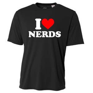 I Love Nerds I Heart Nerds Cooling Performance Crew T-Shirt