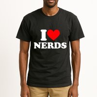 I Love Nerds I Heart Nerds Tall T-Shirt