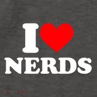 I Love Nerds I Heart Nerds Vector Backpack