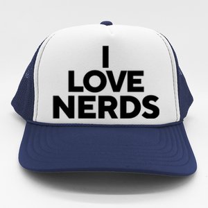 I Love Nerds Trucker Hat