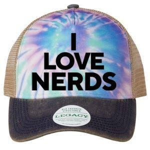 I Love Nerds Legacy Tie Dye Trucker Hat