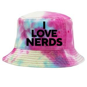 I Love Nerds Tie-Dyed Bucket Hat