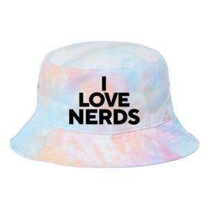 I Love Nerds Tie Dye Newport Bucket Hat