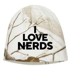 I Love Nerds Kati - Camo Knit Beanie